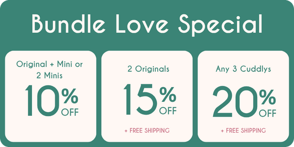 Bundle Love Special: 10% Off 2, 15% Off 2 Originals, 20% Off 3+ Items with Free Shipping